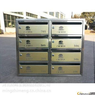 不銹鋼郵政信報箱定制廠家 打造安全耐用的社區(qū)信報系統